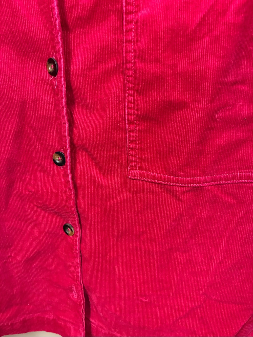 Boden Fora Cord Button Front Shirt Dress - Picture 9 of 14